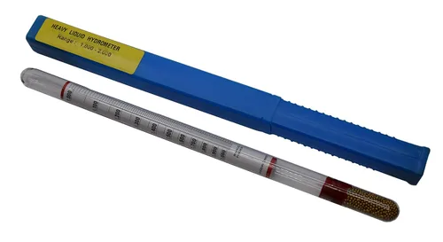 EISCO Hidrómetro de laboratorio - Gravedad específica, líquidos pesados, rango 1.000 a 2.000 x 0.010 - Incluye funda protectora - Eisco Labs