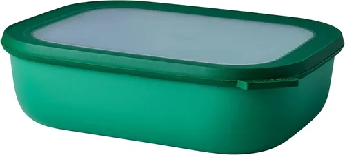 Miniatura 30 de Mepal Cirqula - Recipiente circular rectangular para almacenar y servir alimentos con tapas transparentes, perfecto para preparación de alimentos