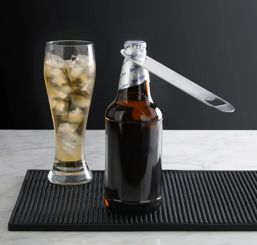 Miniatura 4 de New Star Foodservice 533401 Abrebotellas plano de acero inoxidable, 7 pulgadas