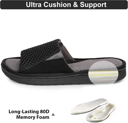 Miniatura 3 de Cómodas pantuflas de espuma viscoelástica para hombre