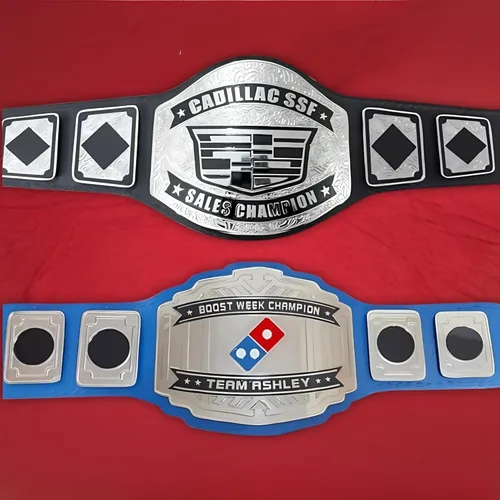 Miniatura 3 de HANDSY Cinturón de campeonato personalizable para todos los deportes, cinturón de campeonato de lucha libre personalizado