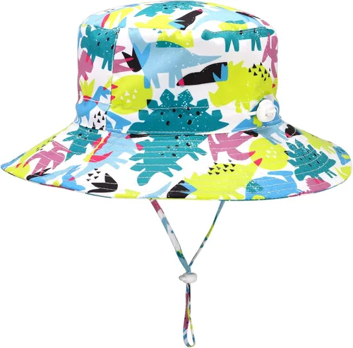 Miniatura 2 de jerague Sombrero de sol para bebé, ajustable, ajustable, de malla transpirable para exteriores, antirayos UV, viajes, playa
