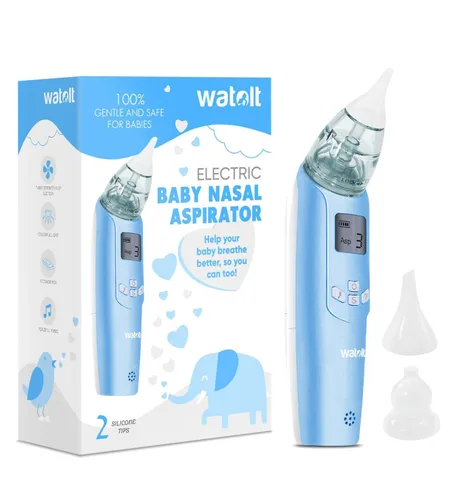 Aspirador nasal para bebé – succión eléctrica de nariz para bebé – lechón automático para bebés – removedor de mucosidad para niños pequeños