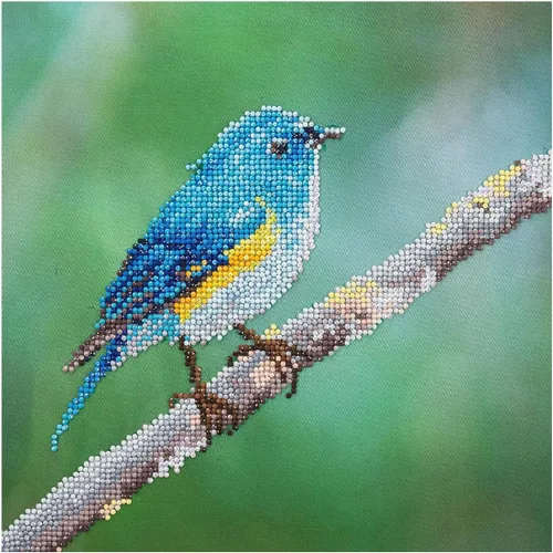 Diamond Art by Leisure Arts Kit DMA 12x12 IntermediateBlue Bird