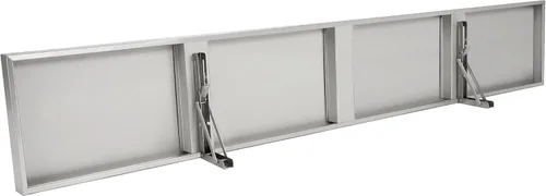 Miniatura 8 de HECASA Estante plegable para ventana de concesión de 6 pies, 70.8 pulgadas de largo x 11.6 pulgadas de ancho, estante para alimentos, camión