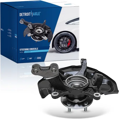 Miniatura 59 de Detroit Axle - Conjunto de manguetas de dirección delanteras de 2 piezas para Hyundai Accent 06-11, 2 manguetas de dirección y conjunto de buje