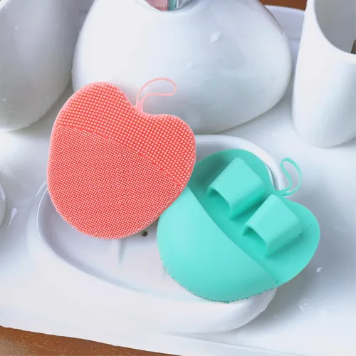 Miniatura 6 de INNERNEED Juego de cepillos de limpieza facial de silicona suave, almohadilla exfoliante suave y masajeadora, diseño antideslizante para eliminación