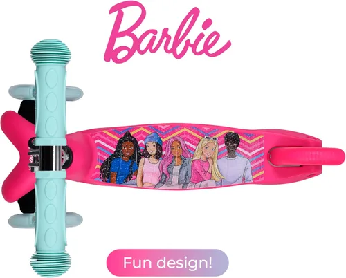 Miniatura 8 de Self Balancing Kick Scooter with Light Up Wheels, Extra Wide Deck, 3 Wheel Platform, Foot Activated Brake, 75 lbs Limit, Kids & Toddlers Girls or