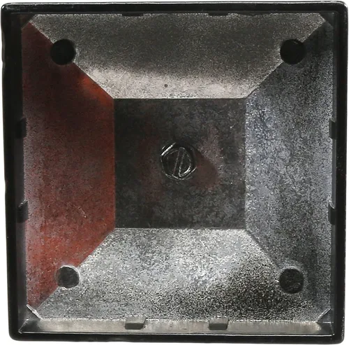 Miniatura 6 de Tapa cuadrada de aluminio negro para postes de valla de aluminio, tapas negras para postes de valla de aluminio, tapas negras (paquete de 5)