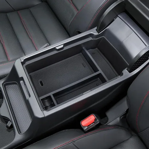 Miniatura 6 de Organizador de consola central compatible con reposabrazos Honda CRV 2026 2025 2024 2023, caja de almacenamiento para monedas y vidrio, inserto