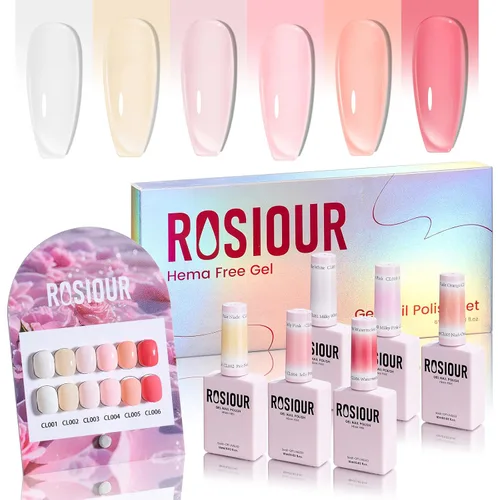 Miniatura 15 de Hema Tpo Free Gel Nail Polish Set - 24 Colores 18ml Juego de Esmalte de Uñas en Gel para Principiantes con 6 Piezas de Capa Base Mate y Brillante