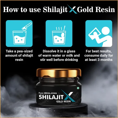 Miniatura 8 de NOTTY BOY Resina pura de oro Shilajit X del Himalaya 0.71 oz - Oro de 24 quilates, más de 80 minerales traza, alto ácido fúlvico, 100% ayurvédico