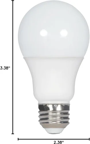 Miniatura 5 de Satco S28767 - Bombilla mediana con acabado blanco, 4.38 pulgadas