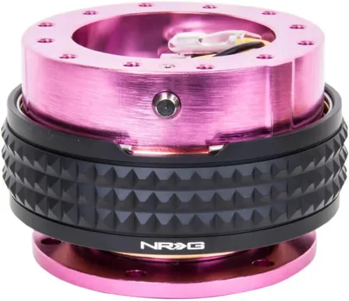 NRG Innovations NRG-SRK-210PK-BK GEN 2.1 - Adaptador de liberación rápida para volante, 6 agujeros y 6 x 70 y 0.236 x 2.913 in, patrón de perno de