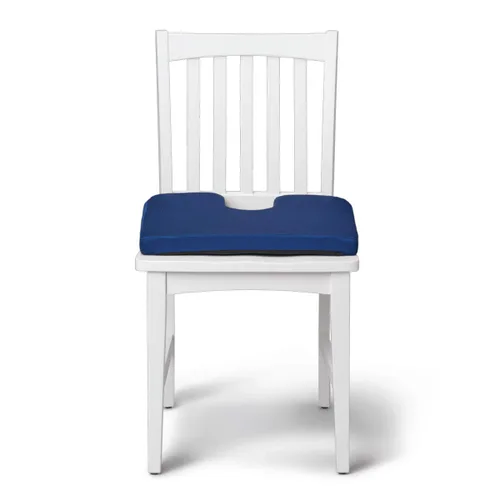 Miniatura 4 de Medline Cojín de asiento para aliviar la presión y el dolor de espalda baja, problemas de coxis y ciática, el cojín de coxis está inclinado