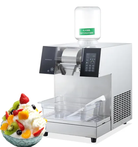 Miniatura 10 de Kolice Máquina eléctrica automática afeitada de hielo, máquina de afeitar de hielo de copo de nieve, máquina de hielo de copo de nieve de 198