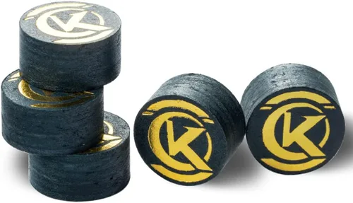 KONLLEN Billar de billar de billar de 0.551 in, 8 capas de piel para taco profesional, accesorios de billar duraderos M Tip-5 piezas-6 capas