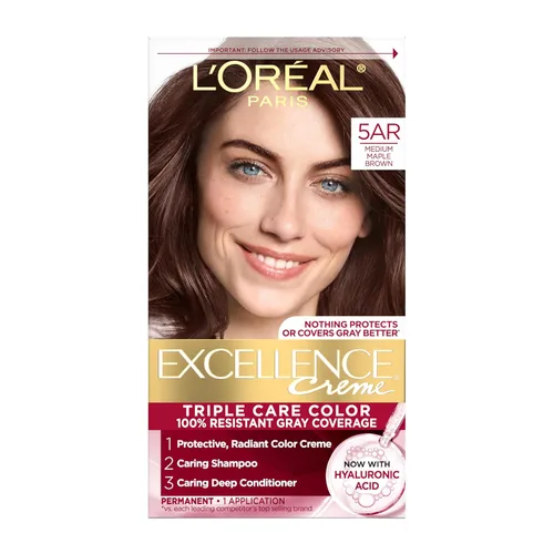 Miniatura 42 de L'Oreal Paris Excellence Crème - Tinte permanente para el cabello, color de cabello de triple cuidado, complejo Pro-Keratine para una cobertura