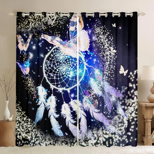 Miniatura 19 de Cortinas con teclas de piano, notas musicales, cortinas de ventana para niños, niñas, adolescentes, con patrón musical, cortinas de ventana