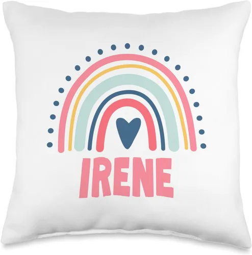 Idea Regalo Personalizzata con Nome Gifts Idea Irene Name Custom Woman Myth Legend - Almohada para fiesta de cumpleaños, 16 x 16 pulgadas, multicolor