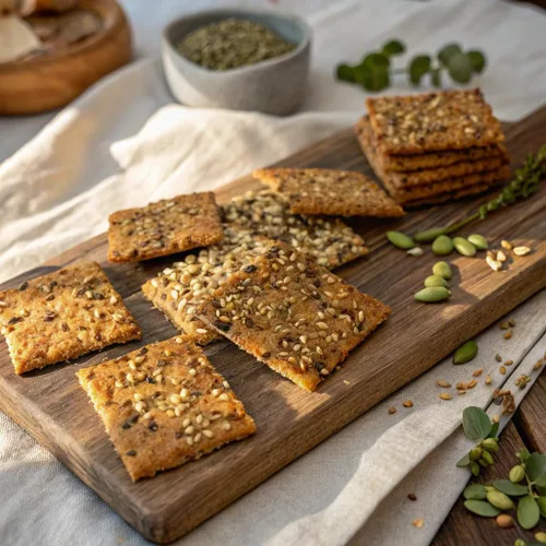 Miniatura 4 de Top Seedz Galletas certificadas orgánicas sin gluten con comino y 6 semillas Pack de 6 5 onzas Galletas veganas saludables con proteína a base