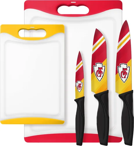 Miniatura 9 de The Sports Vault NFL unisex-adult 5-Piece & Cutting Board Set