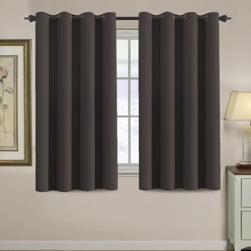 Miniatura 165 de H.VERSAILTEX - Cortinas blackout con aislamiento térmico y ojales en la parte superior, para patios, puertas correderas y división de habitaciones