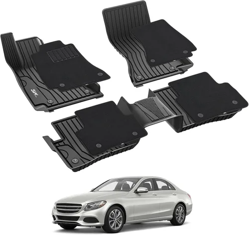 Miniatura 15 de 3W Alfombrilla de maletero para Mercedes Benz GLE 2020-2026 SUV, 350/43 AMG/450/53 AMG/580/63 AMG S Forro de maletero resistente para todo clima