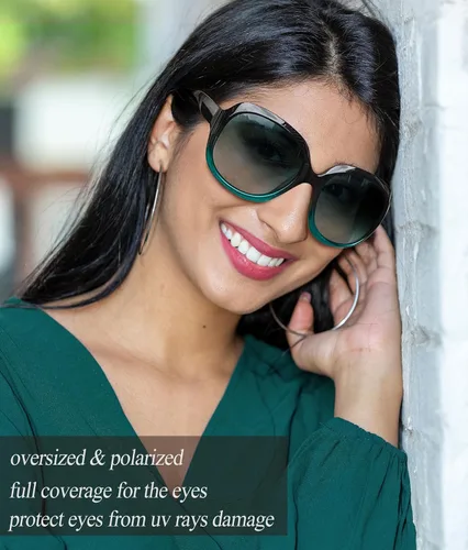 Miniatura 124 de Joopin Lentes de sol de gran tamaño para mujer, polarizados, grandes, para conducción, protección UV, grandes sombras