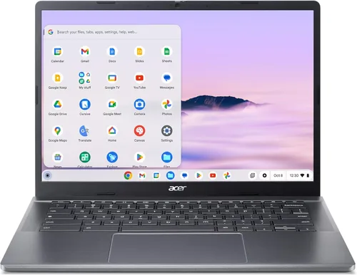 Acer Laptop Chromebook Plus 514 con Google AI – Pantalla WUXGA 1920 x 1200 IPS de 14 pulgadas | AMD Ryzen 3 7320C | 8GB LPDDR5X | SSD de 128 GB |