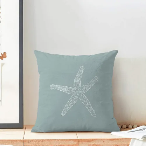 Miniatura 3 de Fundas de almohada azul de espuma de mar de 16 x 16 pulgadas, almohadas decorativas de verano para exteriores, fundas de cojín decorativas