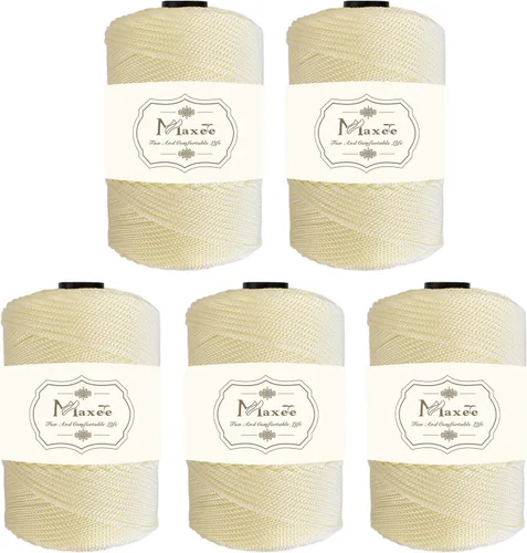 Miniatura 96 de Cordón de macramé premium de poliéster 3 mm × 218 yardas, cordón de macramé 100% polipropileno de 3 mm, ideal para crochet, colgadores de pared, 30