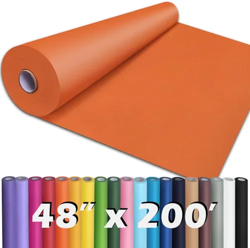 Miniatura 47 de PerkHomy - Rollo de papel kraft blanco de 36" x 2,400" (200') para manualidades, papel de tablón de anuncios, arte, cobertura de mesa, manualidades