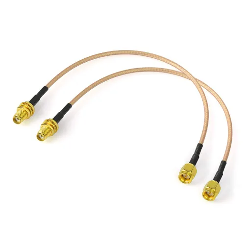 Miniatura 9 de BINGFU Cable de extensión de antena SMA macho RG316 para montaje en mamparo hembra de 3.3 ft, 3 pies, paquete de 2 unidades compatible con 4G LTE