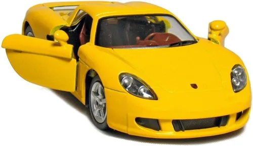 Miniatura 2 de KiNSMART - Porsche Carrera GT 1:36 Escala 5" Die Cast Metal Modelo Toy Super Sports Car (4 juegos)