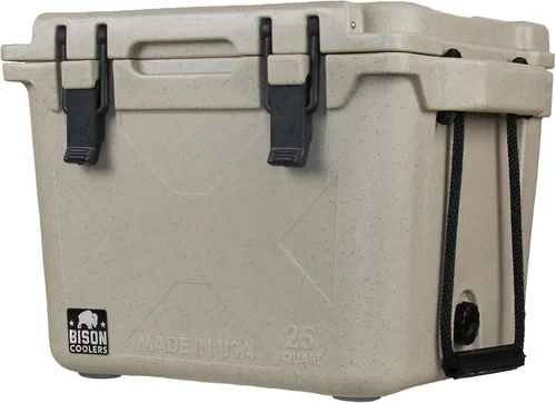 Miniatura 7 de BISON COOLERS Enfriador Rotomoldeado de Durabilidad Extrema Diseñada con Carcasa Rígida, Tapa y Revestimiento Hielera de Larga Duración con Blanco