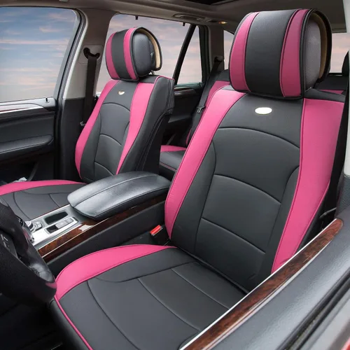 Miniatura 7 de Cojín de asiento FH Group tipo banco, de cuero sintético, ultracómodo, apto para la mayoría de los vehículos, camionetas, vehículos utilitarios