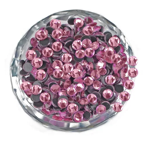 Miniatura 43 de LPBeads 10000 unidades de diamantes termoadhesivos SS6 amatista con parte trasera plana, gemas de diamantes de imitación de cristal redondas