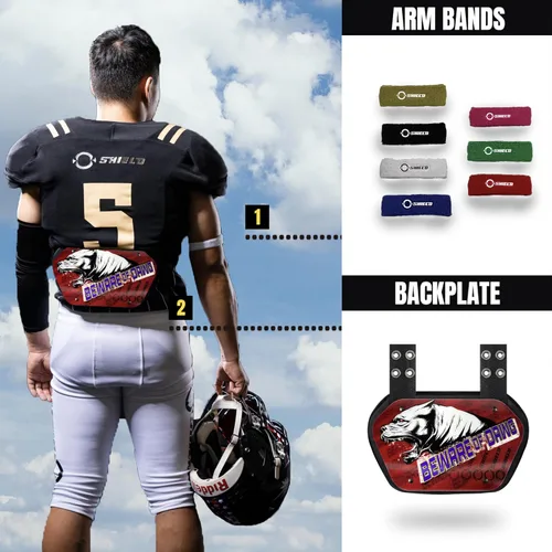 Miniatura 6 de O Shield Football Backplate for Shoulder Pads, Expression Series