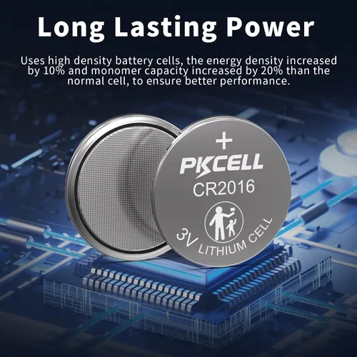 Miniatura 4 de PKCELL Paquete de 5 baterías CR2016 CR 2016 3V batería de litio