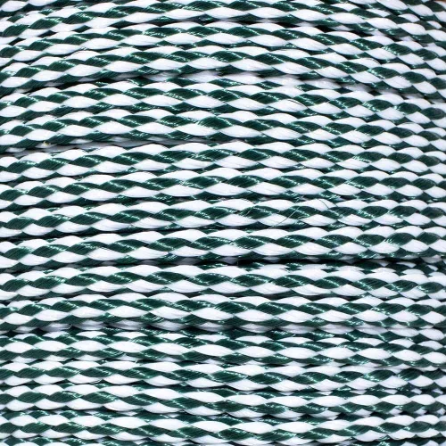 Miniatura 20 de Cuerda de polipropileno trenza hueca (1/2 pulgada, 50 pies, blanco) - Cuerda de barrera - Marcación de senderos, control de multitudes, campos