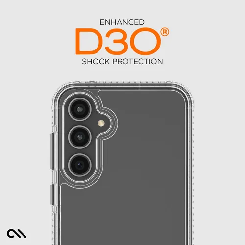 Miniatura 4 de Case-Mate Funda transparente resistente para Samsung Galaxy S23 FE 5G [protección contra caídas D3O de 16 pies] [compatible con carga inalámbrica]