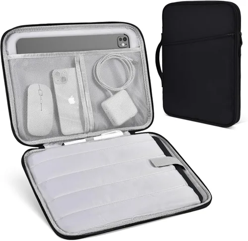 Miniatura 8 de Funda para laptop de 13 pulgadas para MacBook Air 2025 de 13 pulgadas M4 A3240, MacBook Air de 13.6 pulgadas M3 M2 A3113 A2681, bolsa de transporte