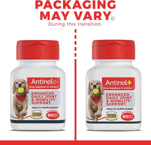 Miniatura 8 de Antinol Plus, suplemento para movilidad, cadera y articulaciones para perros, con almejas de lapa verde y aceite de krill - suplemento