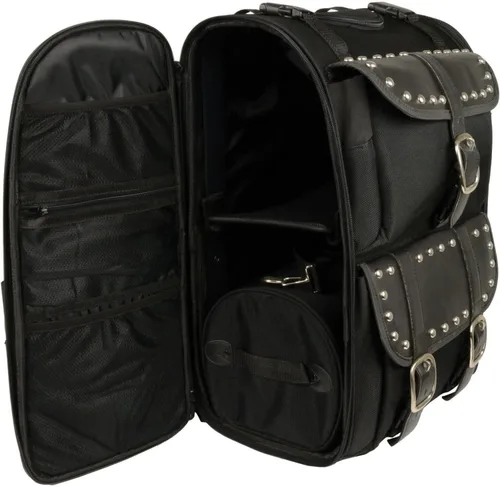 Miniatura 2 de EXCELSIOR INT - Bolsa de viaje grande para motocicleta, mochila, equipaje de viaje, color negro