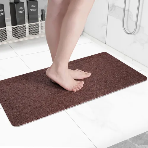 Miniatura 30 de Hargiis - Tapete antideslizante de secado rápido para bañera, piso, baño, ducha, cocina, hogar, hotel (color blanco, 24 x 24 pulgadas)