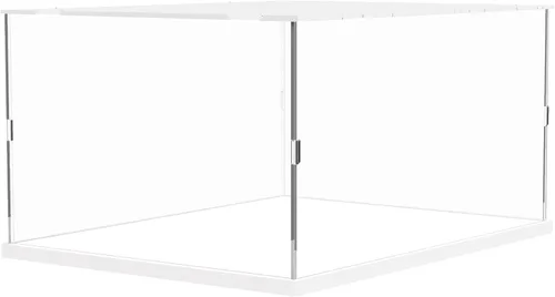 DuvinDD Vitrina de acrílico transparente grande para Lego Star Wars 75375 modelo de nave estelar coleccionables, escaparate a prueba de polvo, caja
