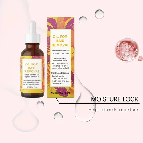 Miniatura 5 de Renovia Cyprus Rotundus Oil Aceite Cyperus Rotundus para depilación, calma e hidrata la piel, minimiza los poros, para todo tipo de piel, 2.02 onzas