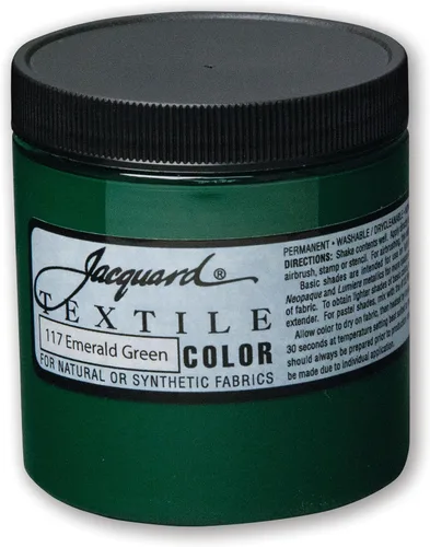 Miniatura 28 de Jacquard Pintura Textil 8 Oz Negro