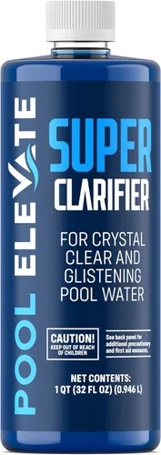 Clarificador de piscina de máxima claridad - Clarificador de piscina para agua cristalina, acción rápida y larga duración, reduce la nubosidad y